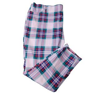 Terra & Sky white plaid jeggings size 3X (24W-26W)